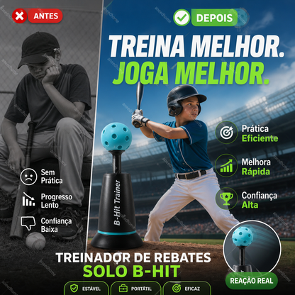 ⚾ 50% DE DESCONTO – Treinador de Ajustável para Rebatidas de Basebol | A ferramenta definitiva para treino, ajustável & eficaz