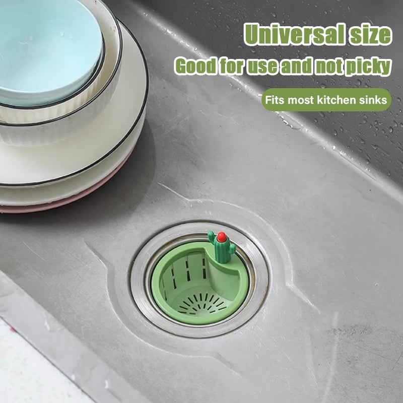 🧼 50% DE DESCONTO – Compre 2 Leve 1 Grátis 🔥 Coador de Pia Autolimpante | Evita entupimentos, fácil de limpar & prático para cozinha 🚰✨