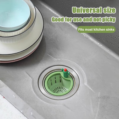 🧼 50% DE DESCONTO – Compre 2 Leve 1 Grátis 🔥 Coador de Pia Autolimpante | Evita entupimentos, fácil de limpar & prático para cozinha 🚰✨