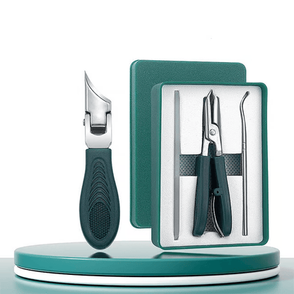 ✂️ 50% DE DESCONTO – Conjunto de 3 Corta-unhas Ângulo Bico de Águia | Corte preciso, lâmina afiada & durável