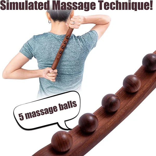 Bastão de madeira para massagem linfática🎁🥰