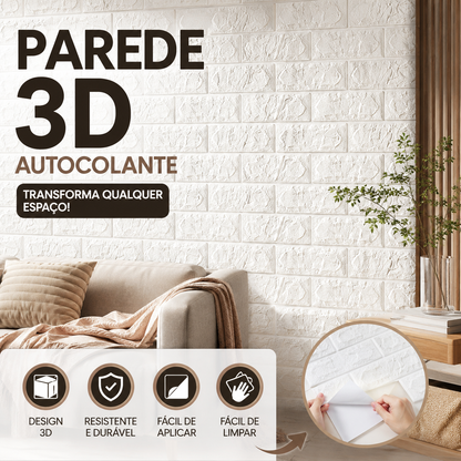 🎨 50% DE DESCONTO – Painel de Parede 3D Texturizado Autocolante | Fácil instalação, decoração rápida & transforma qualquer espaço 🏡