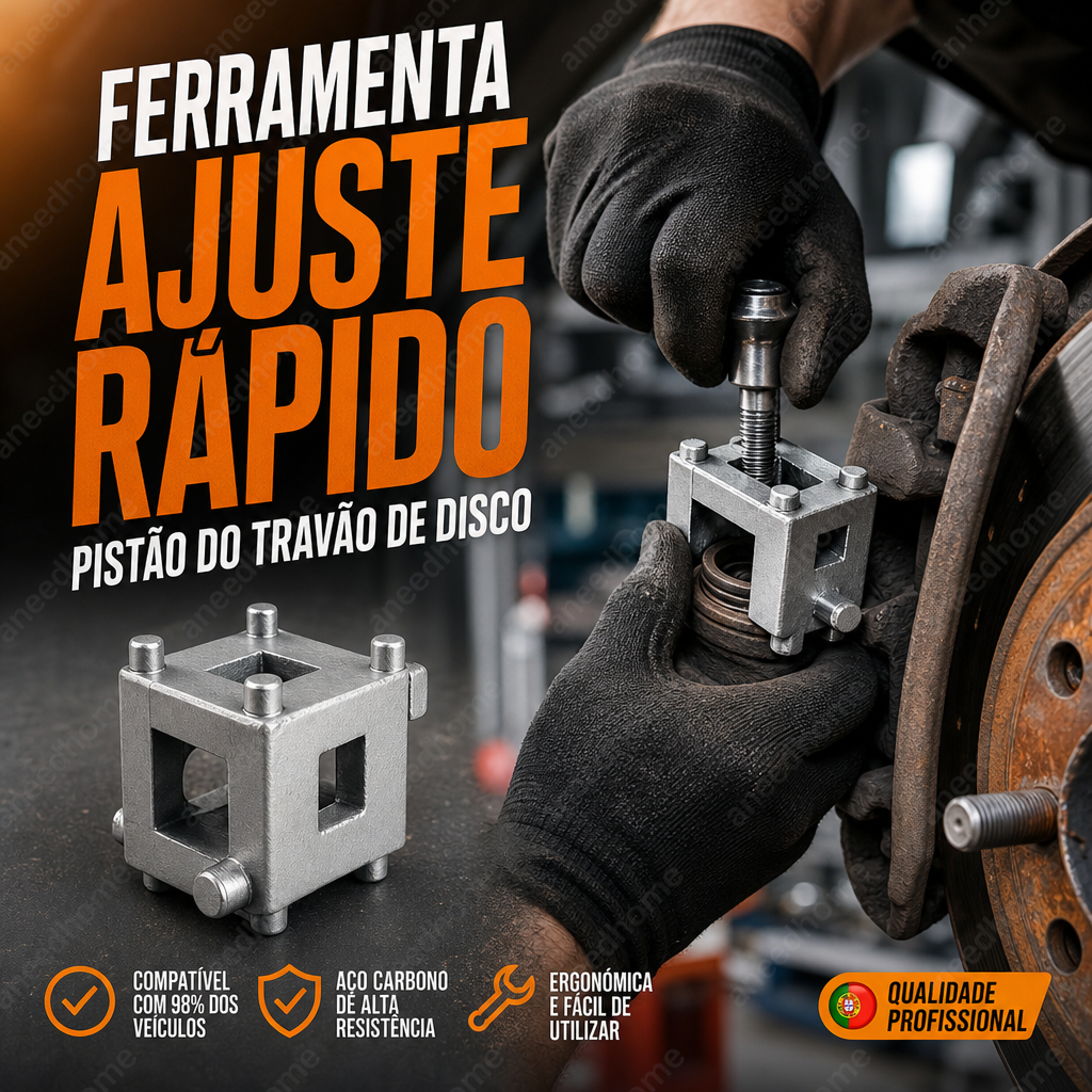 🚗 50% DE DESCONTO – Ferramenta para Pinça de Travão de Disco | Oficina em casa, precisa & durável 🔧
