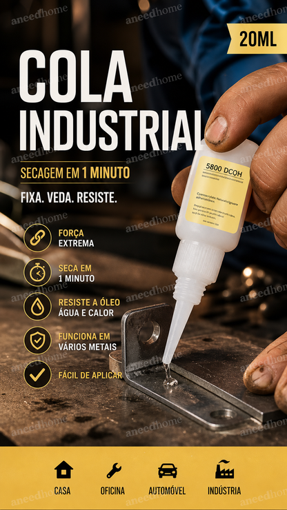 🛠️ 50% DE DESCONTO – Adesivo de Solda Multiuso de Secagem Rápida | Alta resistência para metal, plástico & madeira, sem ferramentas ✨