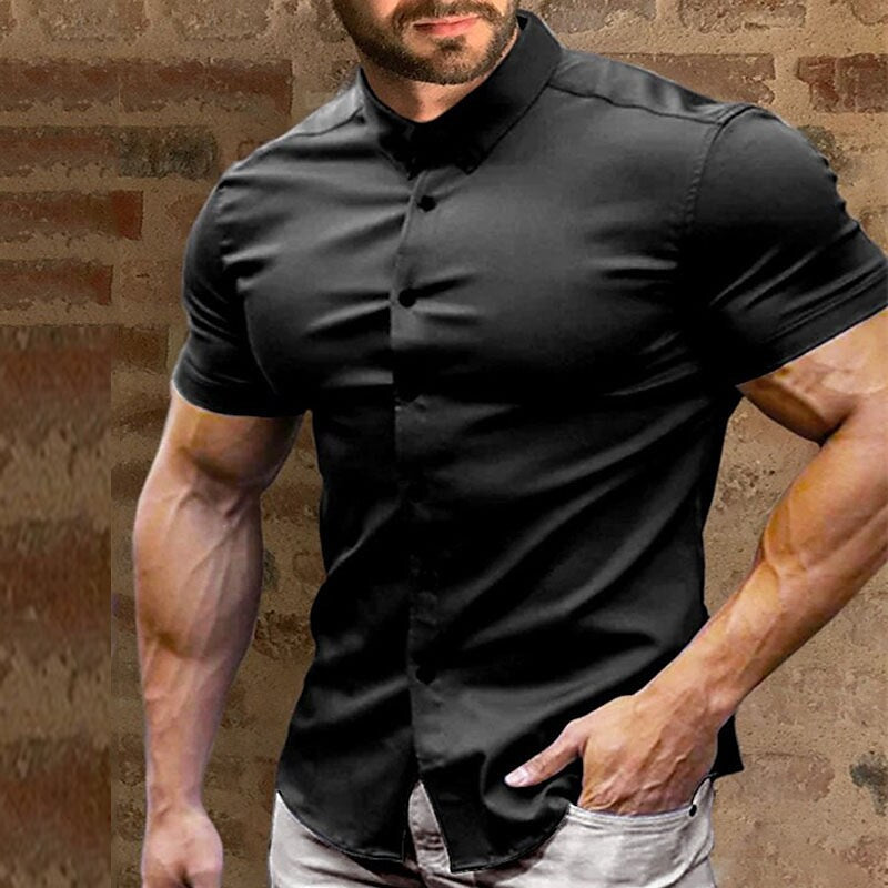 👔⚡60 % DE RÉDUCTION ! | Chemises pour hommes sans repassage – Pas de repassage, infroissables et confortables toute la journée !