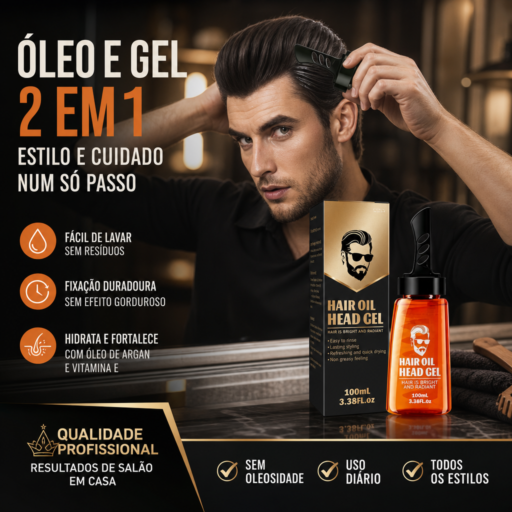 ✨ 50% DE DESCONTO – Pente Modelador com Gel | Modela, fixa & prática