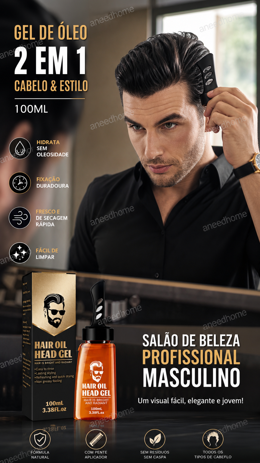 ✨ 50% DE DESCONTO – Pente Modelador com Gel | Modela, fixa & prática
