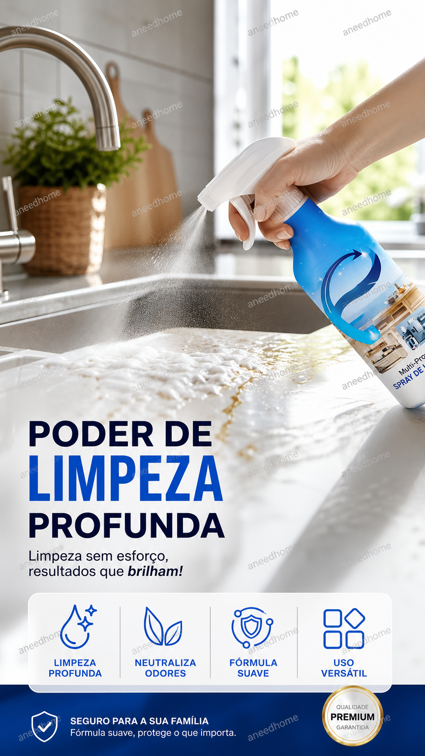 🧼 50% DE DESCONTO – Spray Multissuperfícies para Cozinha | Remove gordura teimosa em segundos, eficaz & poderoso ✨🍳