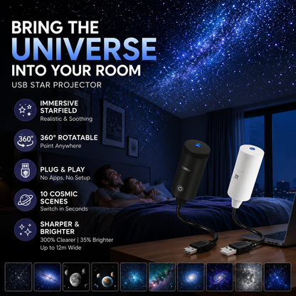 🌌 50% DE DESCONTO – Projetor de Estrelas Plug-and-Play HD | 50K+ vendidos, imagem nítida & transforma o teto em galáxia
