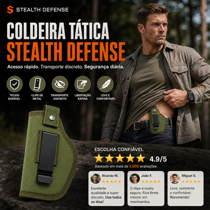 🔫 50% DE DESCONTO – Coldre de Pistola Leve e Durável | Para porte oculto, confortável & discreto