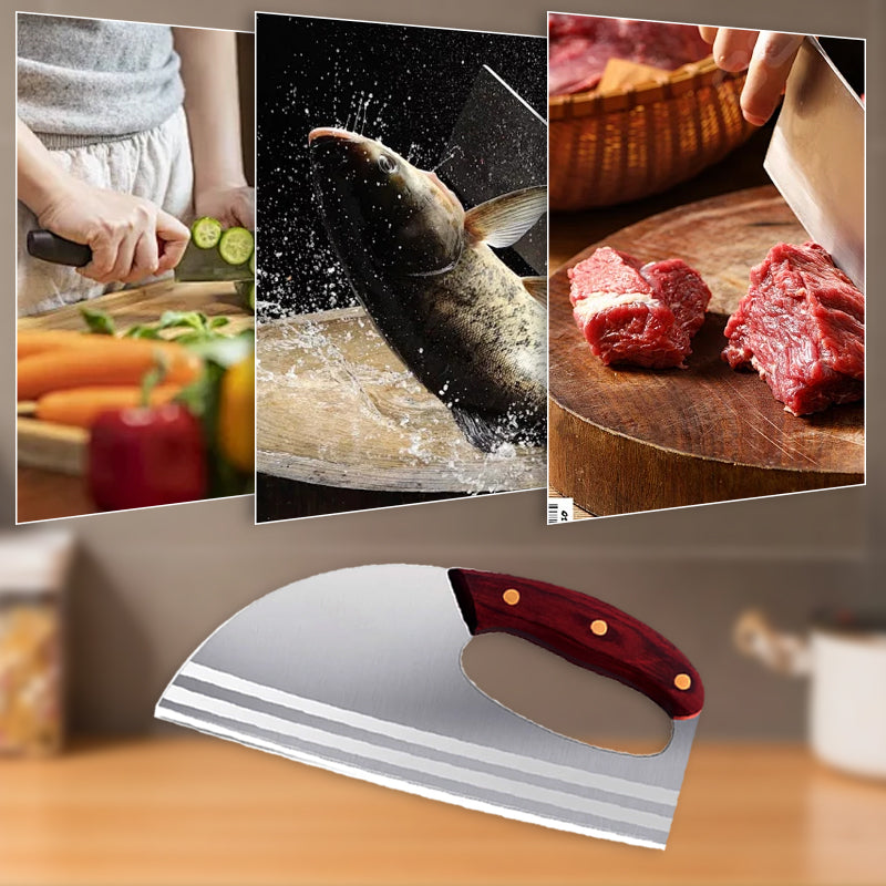 🔪 50% DE DESCONTO – Faca de Cozinha em Aço Inoxidável 5Cr15Mov | Leve, durável & corte preciso