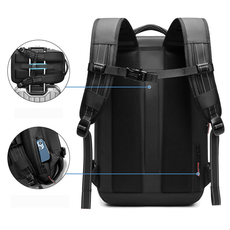 🔥 50% DE DESCONTO – Mochila de Viagem Expansível de Grande Capacidade | Multifuncional, resistente & ideal para viagens longas