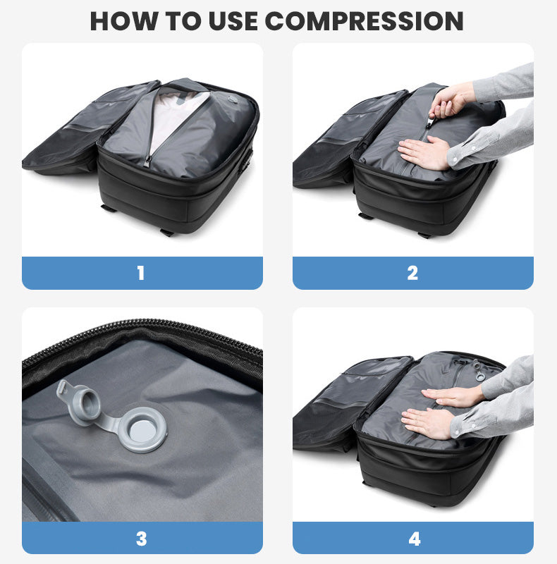 🔥 50% DE DESCONTO – Mochila de Viagem Expansível de Grande Capacidade | Multifuncional, resistente & ideal para viagens longas