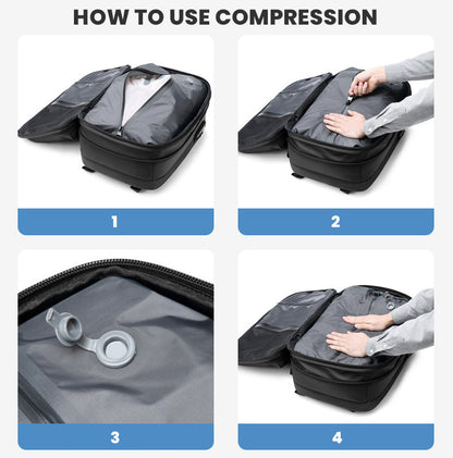🔥 50% DE DESCONTO – Mochila de Viagem Expansível de Grande Capacidade | Multifuncional, resistente & ideal para viagens longas