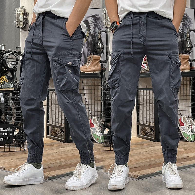 👖 50% DE DESCONTO – Calças Cargo com Elástico e Cordão | Vários bolsos, confortáveis & ideais para o outono 🍃