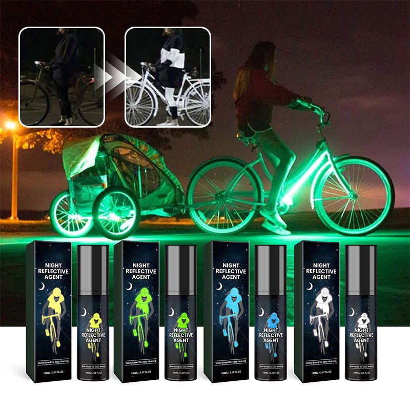 ✨ 50% DE DESCONTO – Spray Refletor Noturno Multiuso | Segurança visível & fácil aplicação