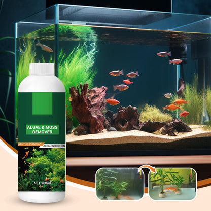 🎉Mehr kaufen, mehr sparen💥 Algen- und Moosentferner für Aquarien – Sichere Wasserreinigung