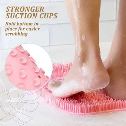 🚿 50% DE DESCONTO – Tapete de Massagem para Pés e Costas no Chuveiro | Esfoliação suave, antiderrapante & prática