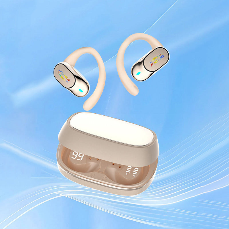 Fones de ouvido abertos à prova d'água com cancelamento de ruído