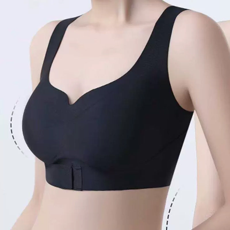 Sutiã de postura sem costura para mulheres com fecho frontal e suporte traseiro sem costura🎁