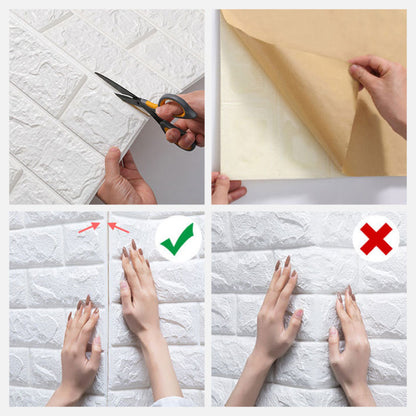 🎨 50% DE DESCONTO – Painel de Parede 3D Texturizado Autocolante | Fácil instalação, decoração rápida & transforma qualquer espaço 🏡