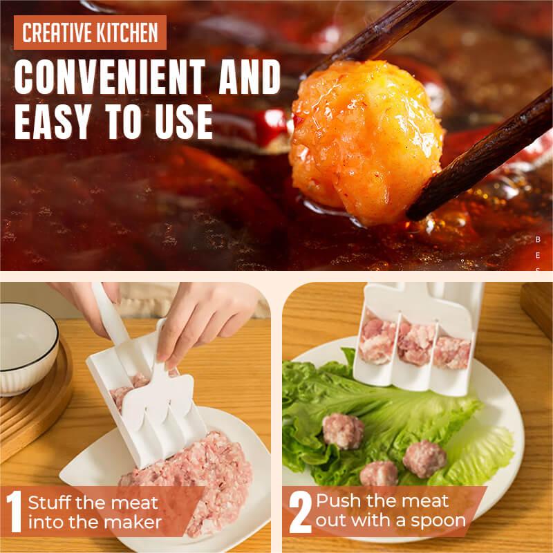 🍖 50% DE DESCONTO – Compre 2 Leve 1 Grátis 🔥 Fabricante Criativo de Almôndegas para Cozinha | Rápido, prático & fácil de usar