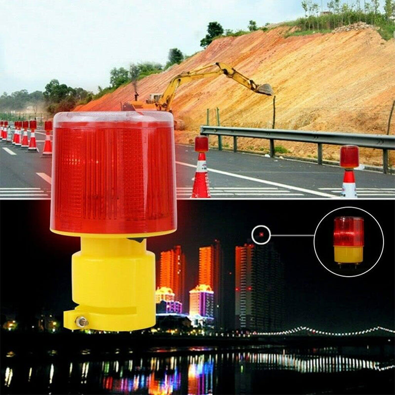 💡 50% DE DESCONTO – Luz Stroboscópica Solar | Alerta visível, recarregável & resistente à água