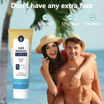 🧴 50% DE DESCONTO – Creme Depilatório para Homens e Mulheres | Sem dor, suave para a pele & ideal para todo o corpo