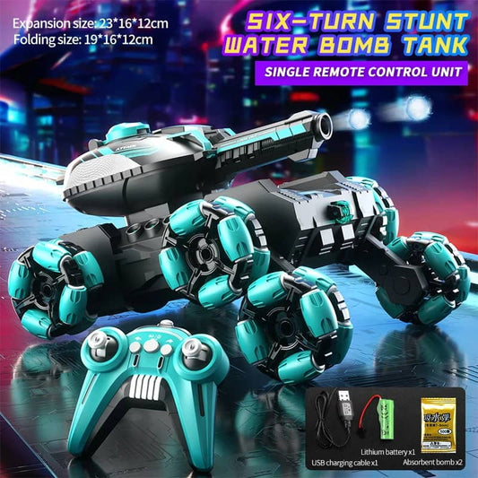 🚗 Ferngesteuerter sechsrädriger Panzer - transformierbar für die Schlacht 🎮