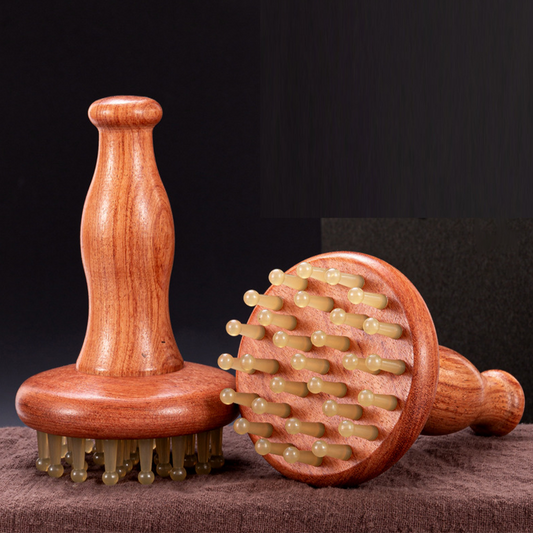 ⚡2025 Hot Sale 50% Rabatt🔥Gummi Meridian Kopfhaut Massage Kamm