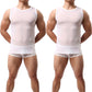 Durchsichtiges Mesh-Tank-Top für Männer