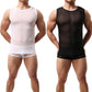 Durchsichtiges Mesh-Tank-Top für Männer