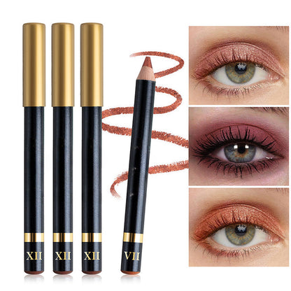 12-Farben-Schimmer-Lidschatten-Stift-Set