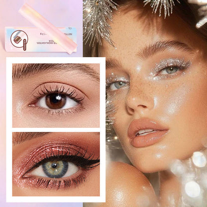 ✨ 50% DE DESCONTO – Compre 2 Leve 1 Grátis ✨ Caneta de Sombra com Brilho Duradouro | Pigmentação intensa, fácil de aplicar & efeito iluminador
