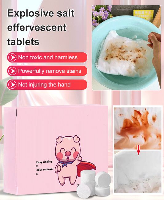 🎁 Explosive Salz-Sprengtabletten, multifunktional, effektive und sichere Fleckenentfernung