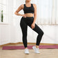 Damen 2-teiliges Set: Sport-BH mit starkem Halt & Po-Lifting-Leggings
