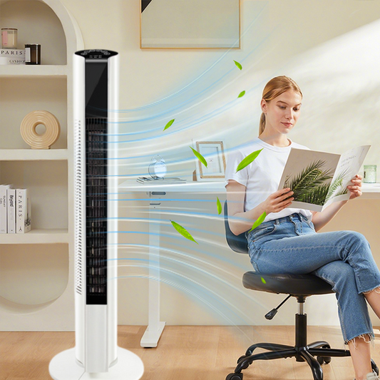 Intelligenter und leiser Turmventilator für das Schlafzimmer