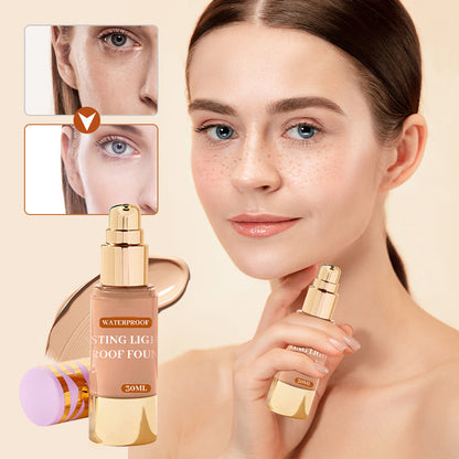 💜LETZTER TAG – 1 KAUFEN, 1 GRATIS💜Matte, langanhaltende, leichte, wasserfeste Foundatio