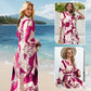 Women’s Floral V-Neck Maxi Dress