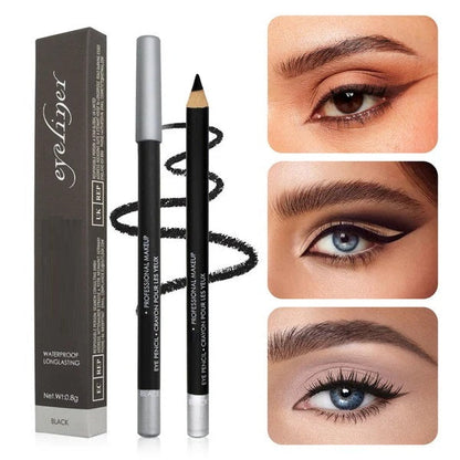 🔥 60% DE DESCONTO – COMPRE 1 LEVE 1 GRÁTIS 🔥 Delineador de Olhos Duro de Madeira à Prova d’Água | Longa duração, pigmentação intensa & fácil de aplicar 💜