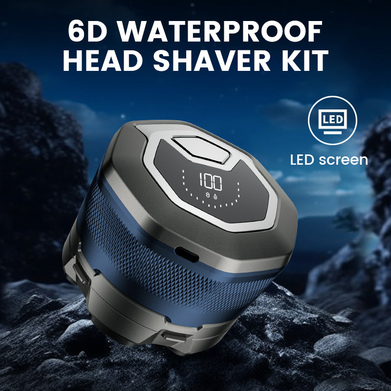 🪒 50% DE DESCONTO – Último Dia 50% OFF 🌸 Conjunto de Barbear 6D à Prova d'Água | Corte rente, durável & prático para viagem