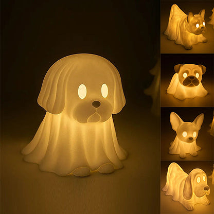 Halloween Ghost Dog Night Light