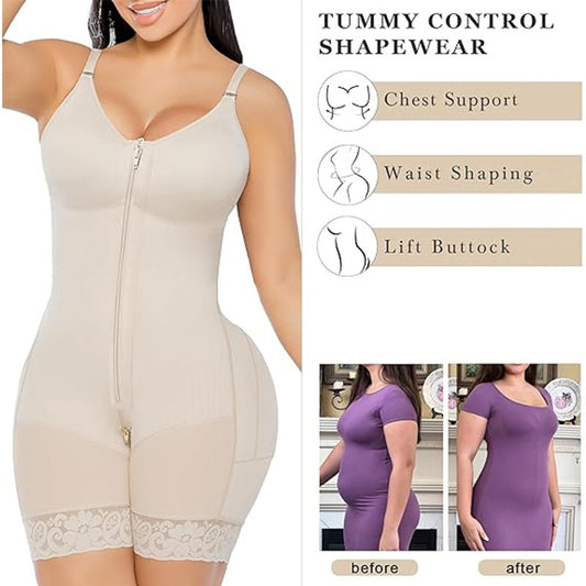 Damen-Bodysuit mit Bauchkontrolle und Po-Lifting