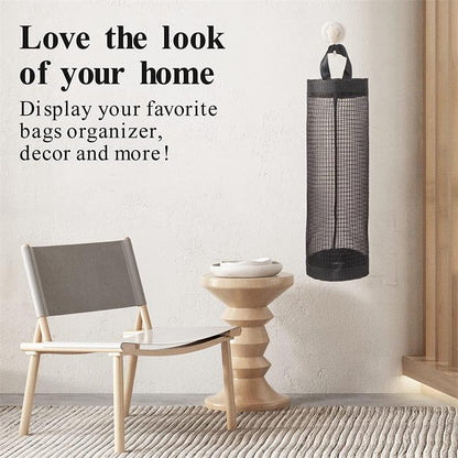 Hängender Organizer für Plastiktüte