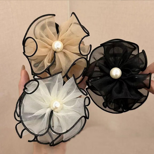 Delicate Flower Hair Clips for Women