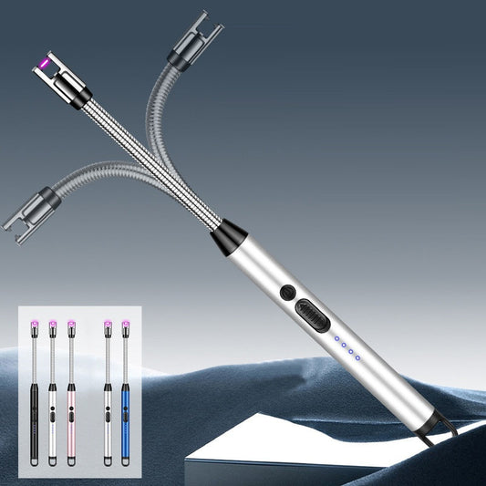 Elektrischer, windgeschützter und flammenloser Kerzenanzünder mit flexiblem Hals