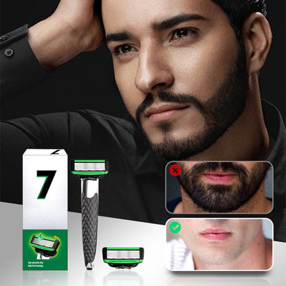 Manueller Mehrklingen-Systemrasierer für Herren