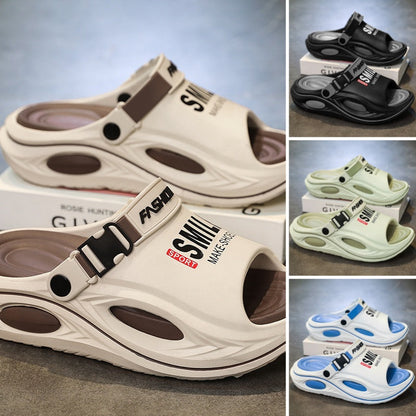 Rutschfeste Haussandalen für Herren mit weicher, dicker Sohle