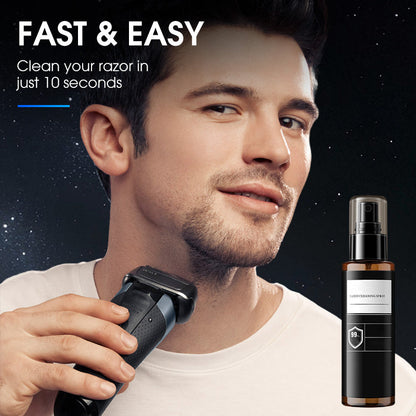 💥 COMPRE 2 E GANHE 1 GRÁTIS! 🔥 Spray de limpeza profunda para lâminas de barbear – Indispensável para todos os homens em 2026 🎁✨