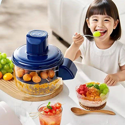 🍇Peladora Automática Inalámbrica de Frutas y Verduras | 5 Cuchillas + Funcionamiento de un Solo Toque + Ideal para Uvas y Ajos✨